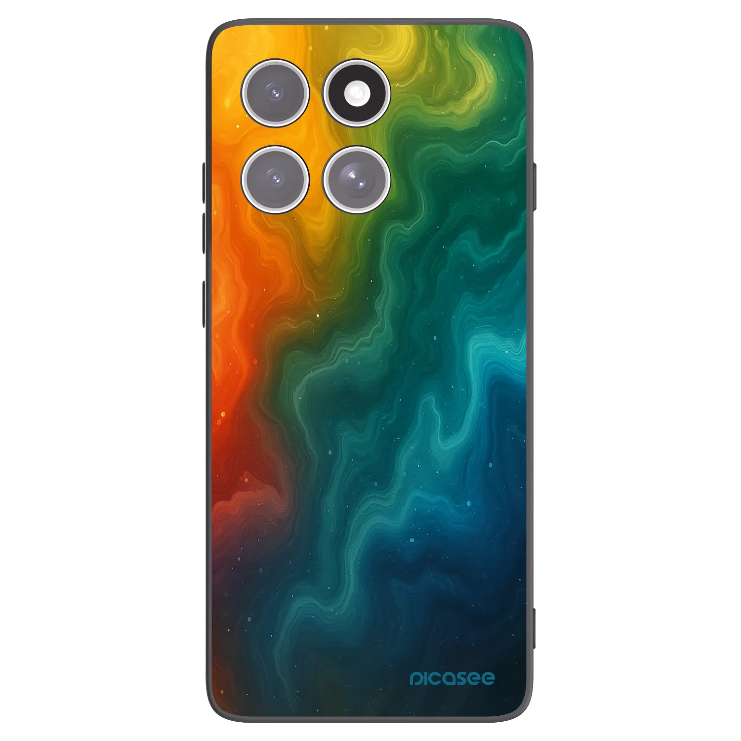 Picasee crna silikonska maskica za Motorola Edge 60 Fusion - Solar