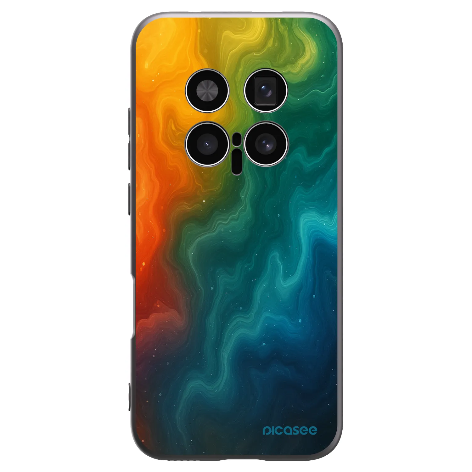 Picasee crna silikonska maskica za Honor Magic8 Pro 5G - Solar