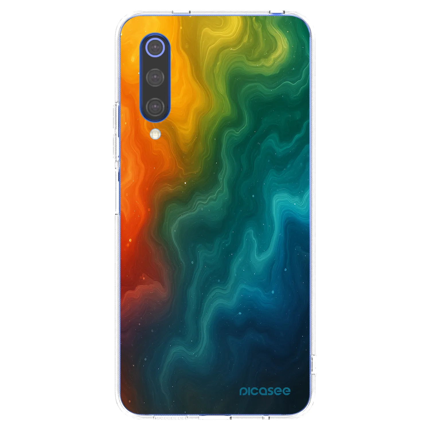 Picasee silikonska prozirna maskica za Xiaomi Mi 9 SE - Solar