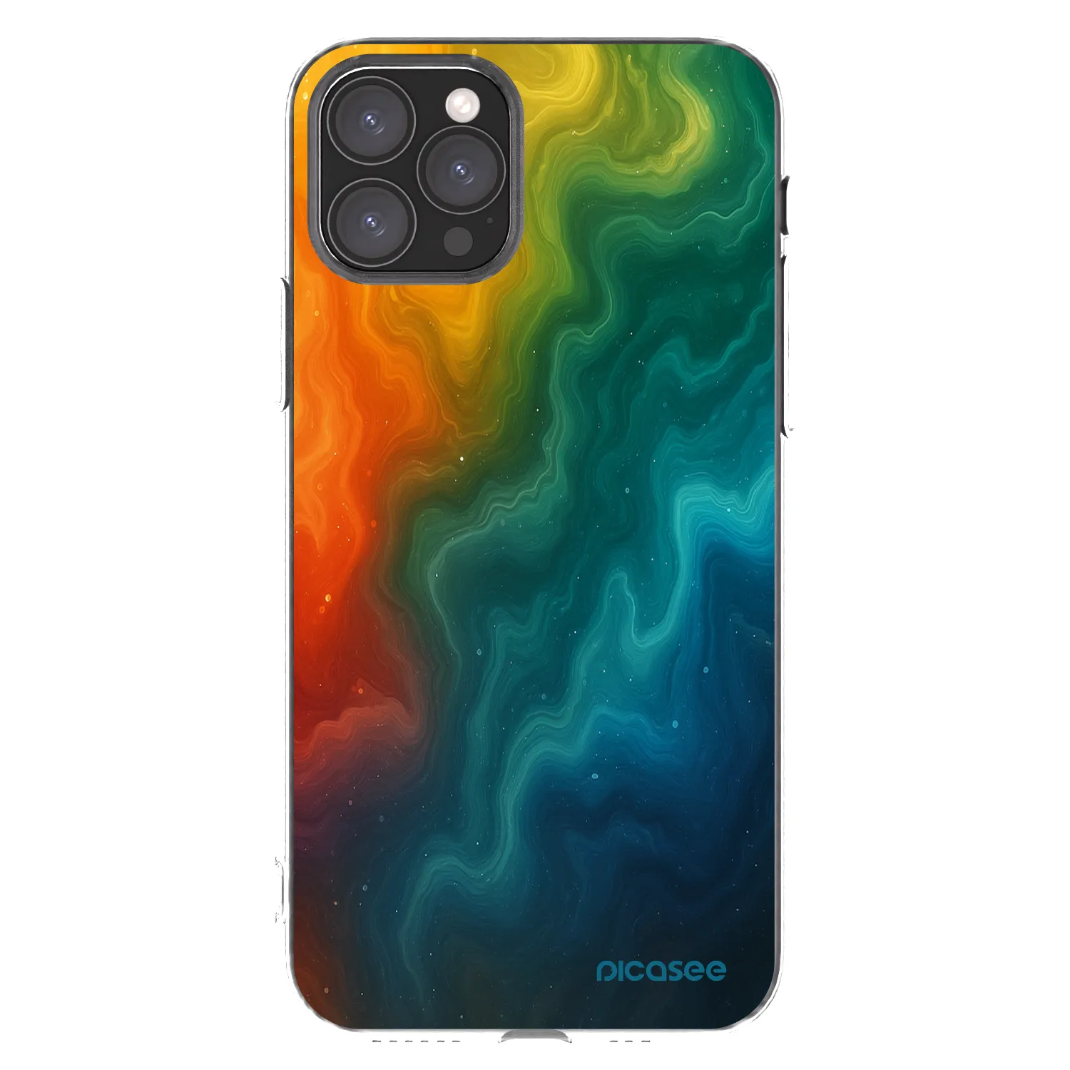 Picasee silikonska prozirna maskica za Apple iPhone 11 Pro - Solar