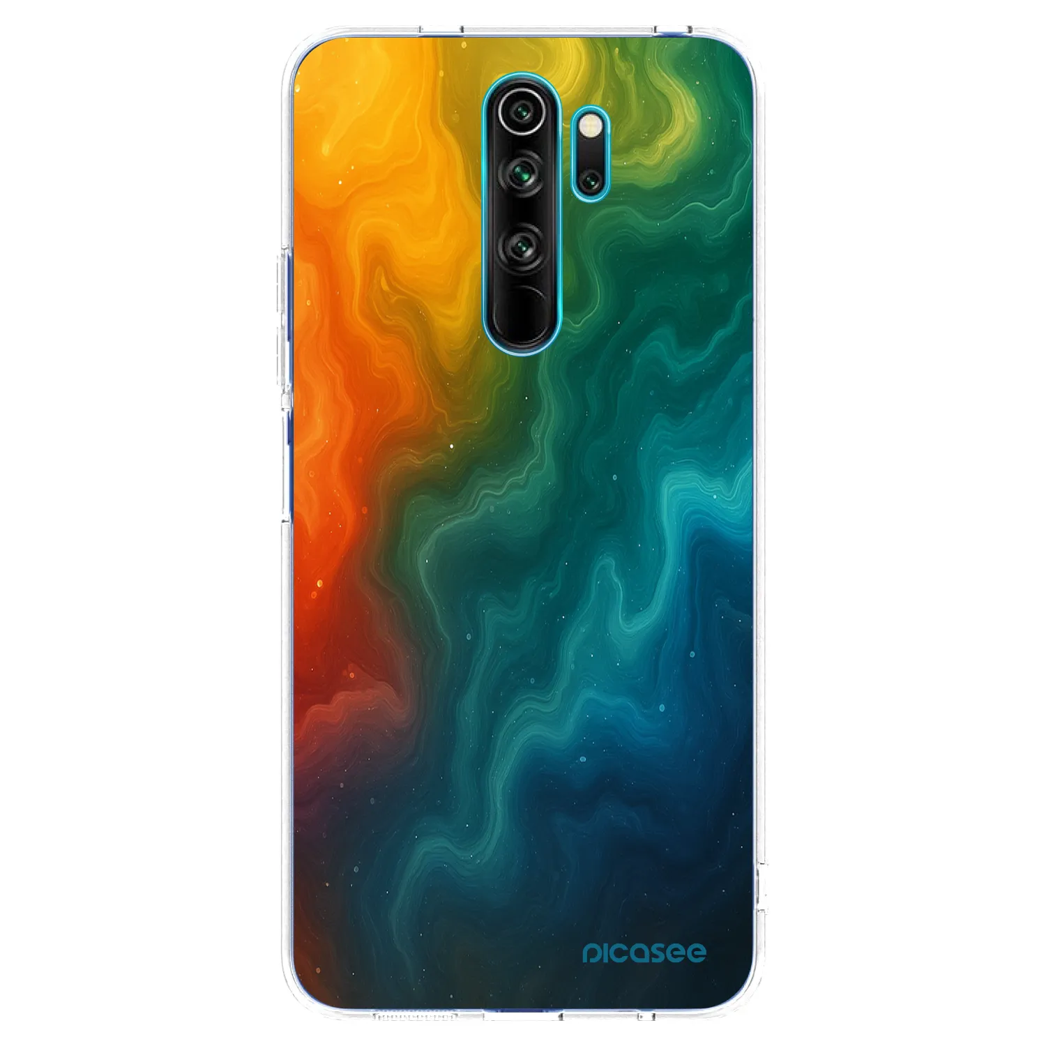 Picasee silikonska prozirna maskica za Xiaomi Redmi Note 8 Pro - Solar