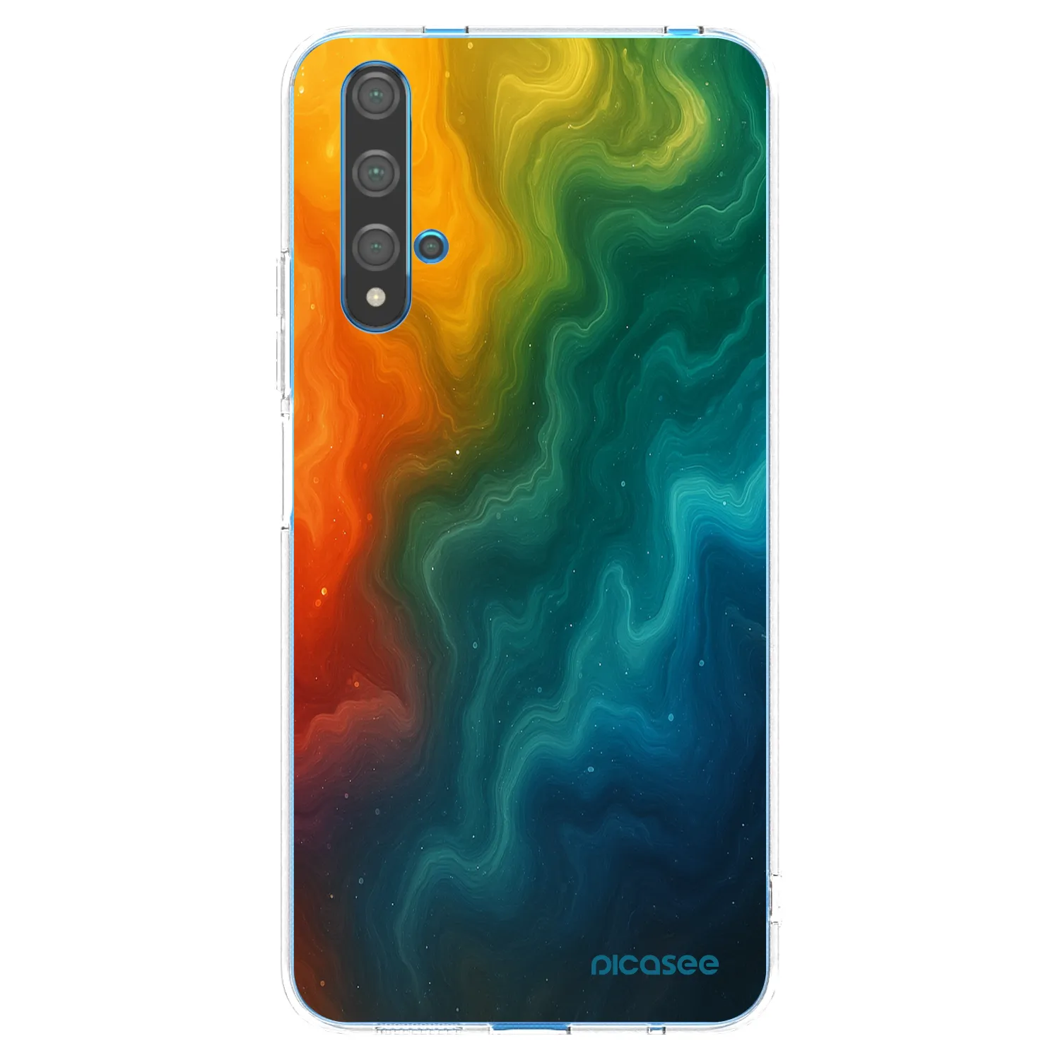 Picasee silikonska prozirna maskica za Huawei Nova 5T - Solar