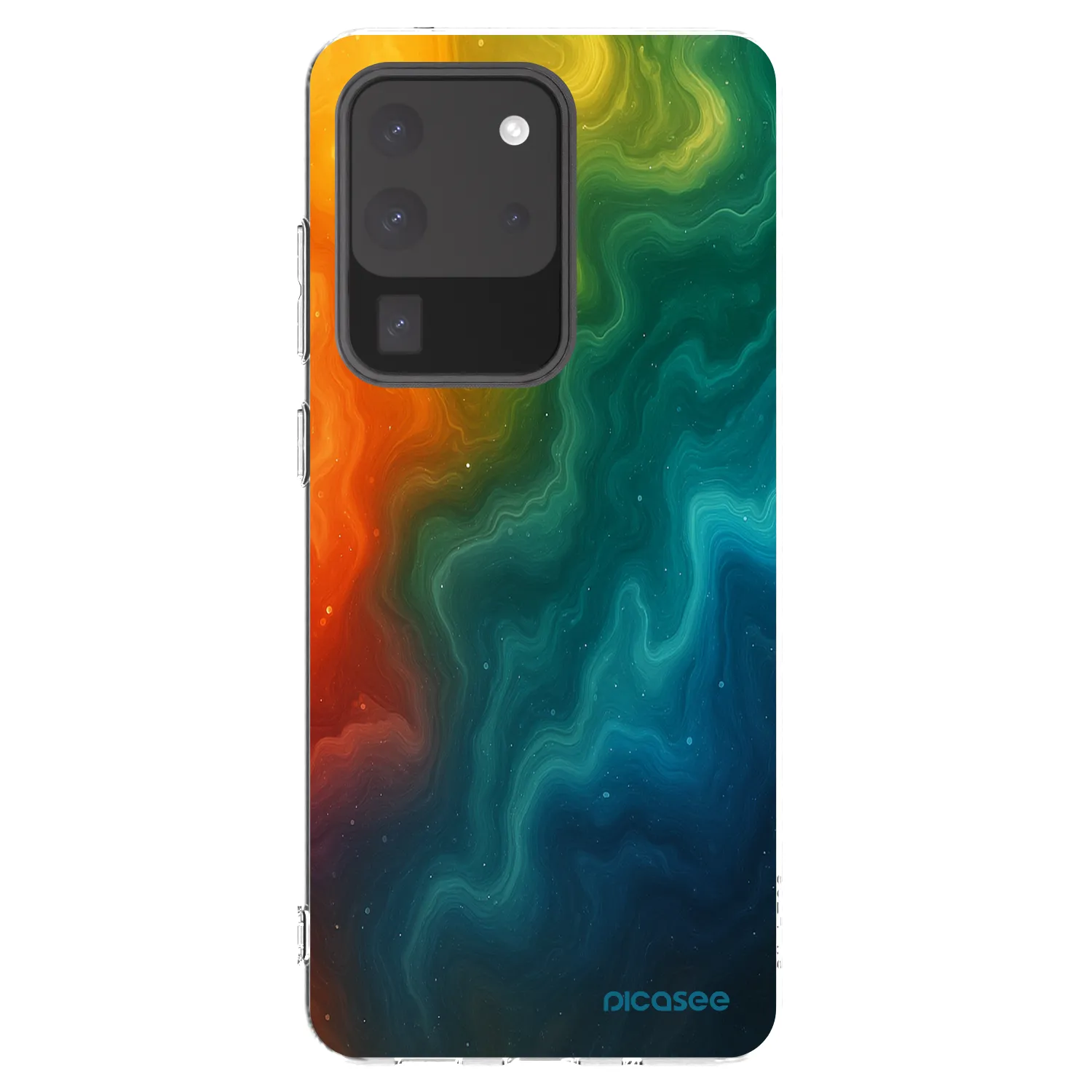 Picasee silikonska prozirna maskica za Samsung Galaxy S20 Ultra 5G G988F - Solar