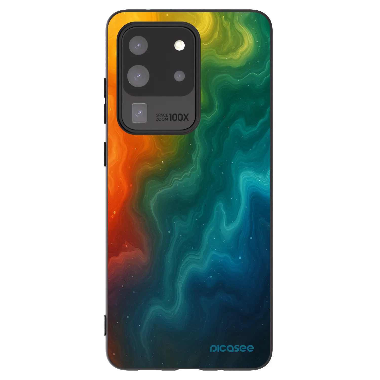 Picasee crna silikonska maskica za Samsung Galaxy S20 Ultra 5G G988F - Solar