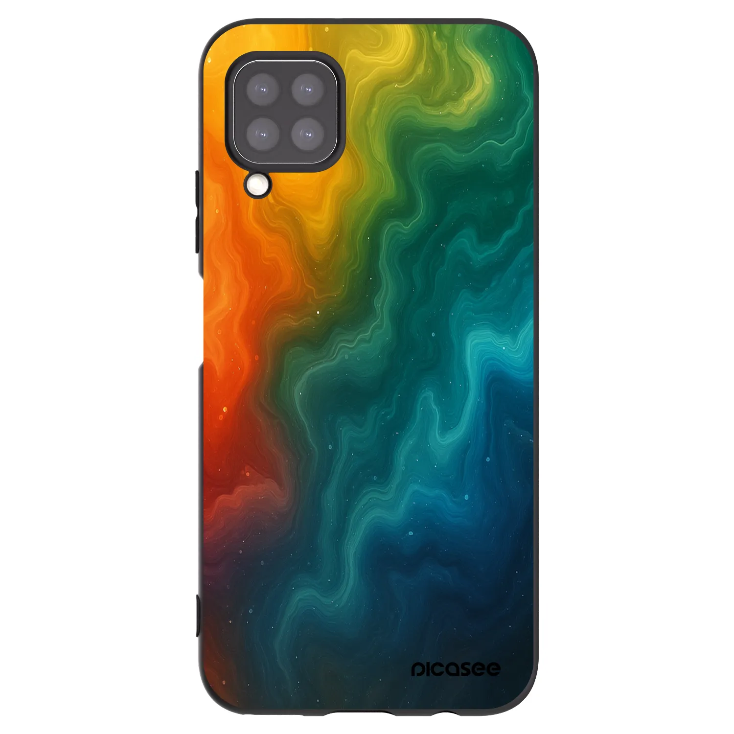 Picasee crna silikonska maskica za Huawei P40 Lite - Solar