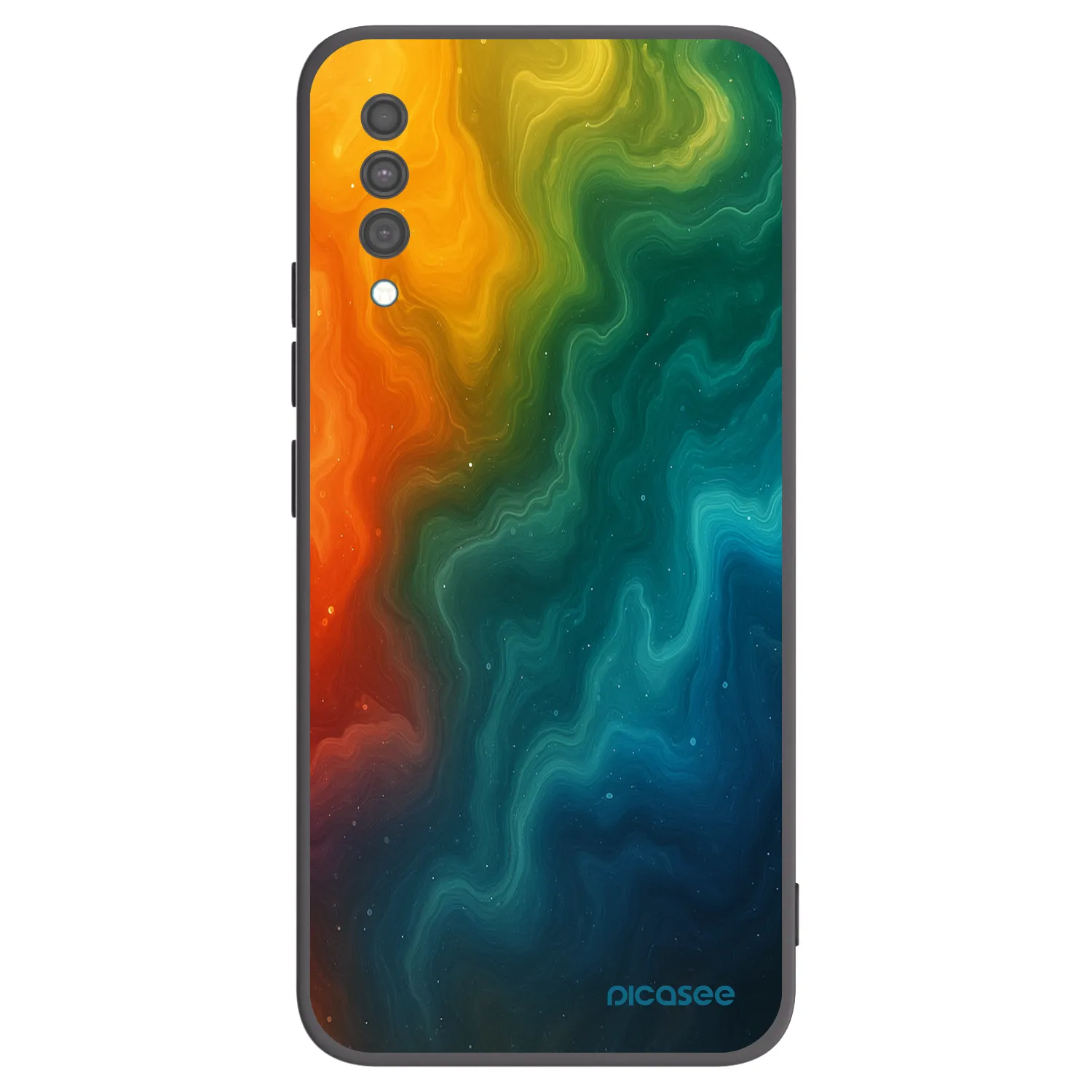 Picasee crna silikonska maskica za Samsung Galaxy A30s A307F - Solar