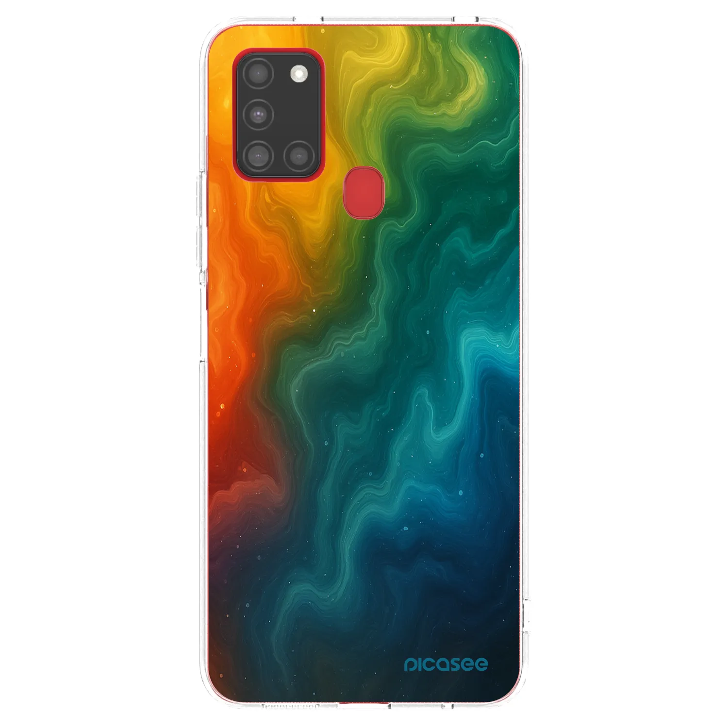 Picasee silikonska prozirna maskica za Samsung Galaxy A21s - Solar