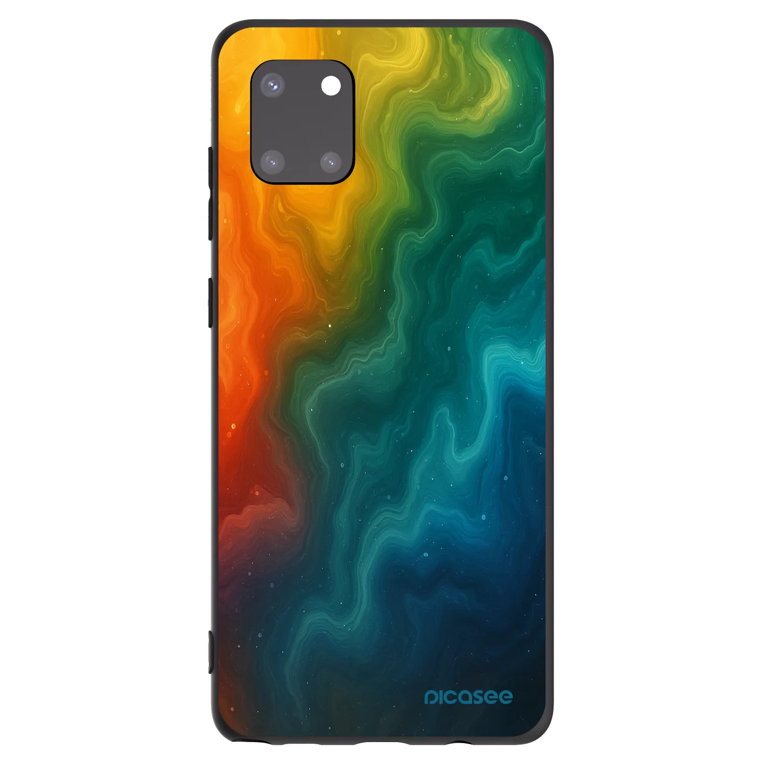 Picasee crna silikonska maskica za Samsung Galaxy Note 10 Lite N770F - Solar