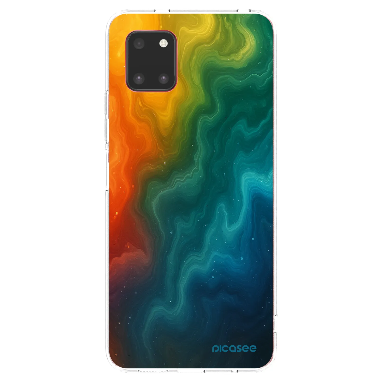 Picasee silikonska prozirna maskica za Samsung Galaxy Note 10 Lite N770F - Solar