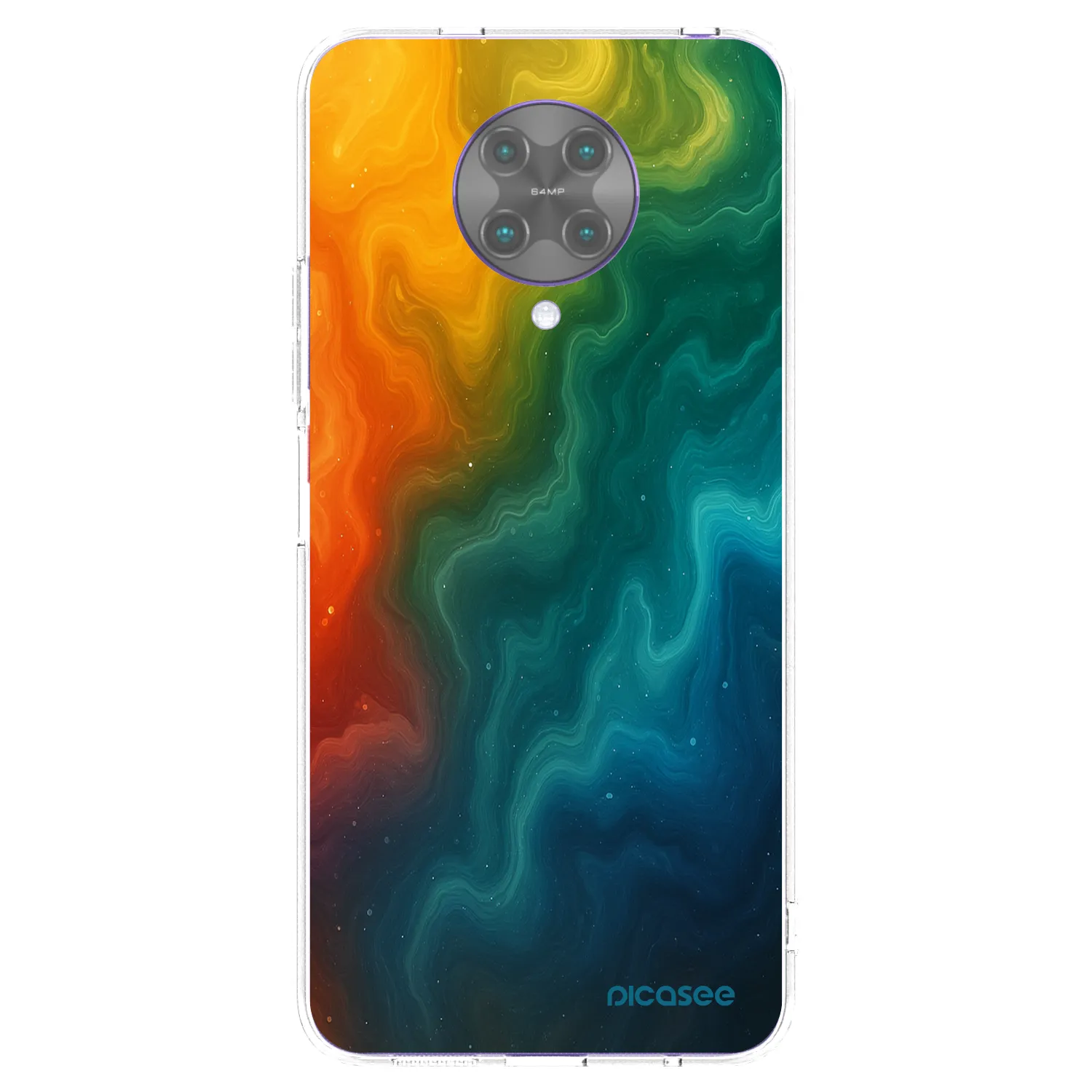 Picasee silikonska prozirna maskica za Xiaomi Poco F2 Pro - Solar