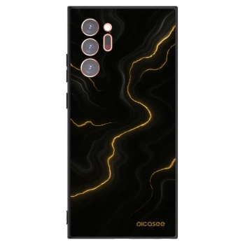 Picasee crna silikonska maskica za Samsung Galaxy Note 20 Ultra - Thunder