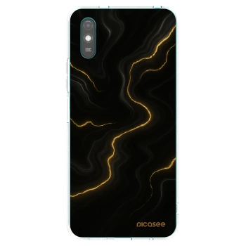 Picasee silikonska prozirna maskica za Xiaomi Redmi 9A - Thunder