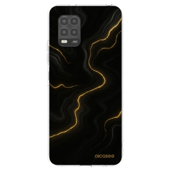 Picasee silikonska prozirna maskica za Xiaomi Mi 10 Lite - Thunder