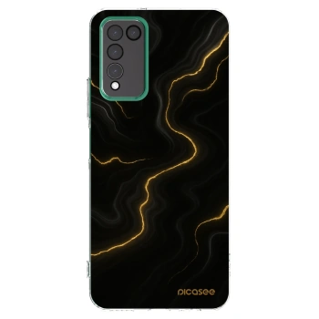 Picasee silikonska prozirna maskica za Honor 10X Lite - Thunder