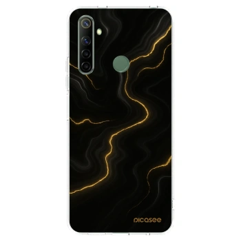 Picasee silikonska prozirna maskica za Realme 6i - Thunder