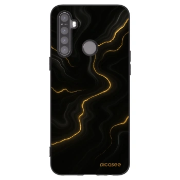 Picasee crna silikonska maskica za Realme 6i - Thunder