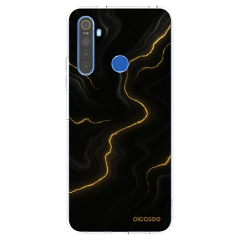 Picasee silikonska prozirna maskica za Realme 5 - Thunder