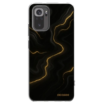 Picasee silikonska prozirna maskica za Xiaomi Redmi Note 10 - Thunder