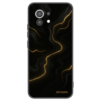 Picasee crna silikonska maskica za Xiaomi Mi 11 - Thunder