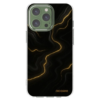 Picasee silikonska prozirna maskica za Apple iPhone 13 Pro - Thunder