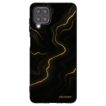 Picasee crna silikonska maskica za Samsung Galaxy M12 M127F - Thunder