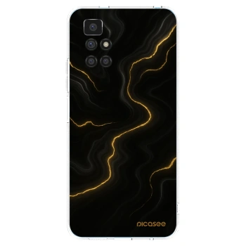 Picasee silikonska prozirna maskica za Xiaomi Redmi 10 - Thunder