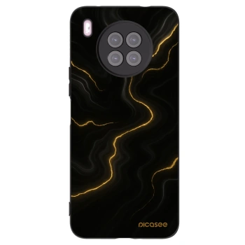 Picasee crna silikonska maskica za Huawei Nova 8i - Thunder