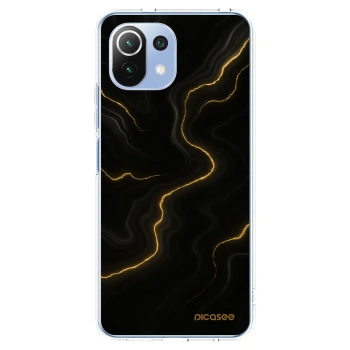 Picasee silikonska prozirna maskica za Xiaomi 11 Lite 5G NE - Thunder