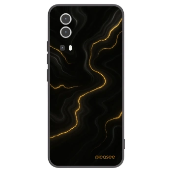 Picasee crna silikonska maskica za Vivo Y72 5G - Thunder