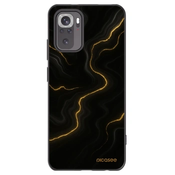 Picasee crna silikonska maskica za Xiaomi Redmi Note 11S 4G - Thunder