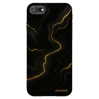 Picasee silikonska prozirna maskica za Apple iPhone SE 2022 - Thunder