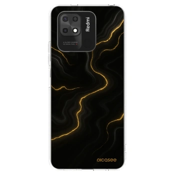 Picasee silikonska prozirna maskica za Xiaomi Redmi 10C - Thunder
