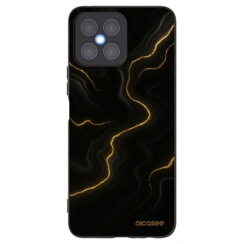 Picasee crna silikonska maskica za Honor X8 4G - Thunder