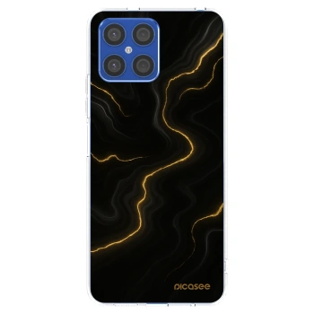 Picasee silikonska prozirna maskica za Honor X8 4G - Thunder