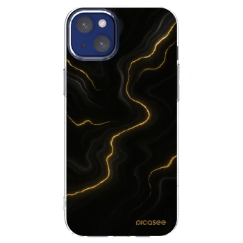 Picasee silikonska prozirna maskica za Apple iPhone 14 Plus - Thunder