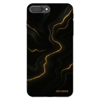 Picasee silikonska prozirna maskica za Apple iPhone 8 Plus - Thunder