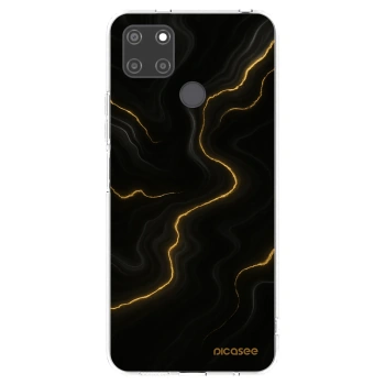 Picasee silikonska prozirna maskica za Realme C21Y - Thunder
