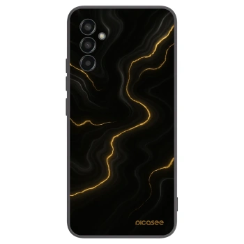 Picasee crna silikonska maskica za Samsung Galaxy M13 M135F - Thunder