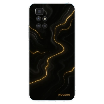 Picasee silikonska prozirna maskica za Xiaomi Redmi 10 (2022) - Thunder