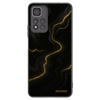 Picasee crna silikonska maskica za Xiaomi Redmi Note 11 Pro+ 5G - Thunder