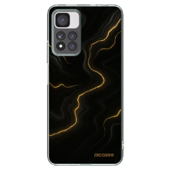 Picasee silikonska prozirna maskica za Xiaomi Redmi Note 11 Pro+ 5G - Thunder