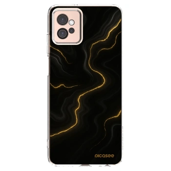 Picasee silikonska prozirna maskica za Motorola Moto G32 - Thunder