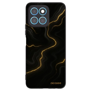 Picasee crna silikonska maskica za Honor X6 - Thunder