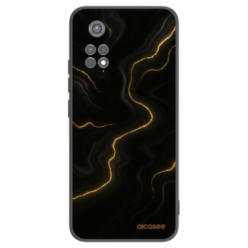 Picasee crna silikonska maskica za Xiaomi Redmi Note 11S 5G - Thunder