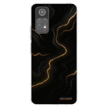 Picasee silikonska prozirna maskica za Xiaomi Redmi Note 11S 5G - Thunder