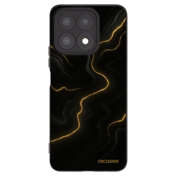 Picasee crna silikonska maskica za Honor X8a - Thunder