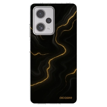 Picasee silikonska prozirna maskica za Xiaomi Redmi Note 12 Pro+ 5G - Thunder