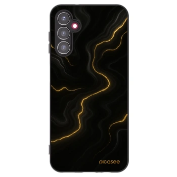 Picasee crna silikonska maskica za Samsung Galaxy A14 4G A145R - Thunder