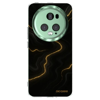 Picasee silikonska prozirna maskica za Honor Magic5 Pro - Thunder