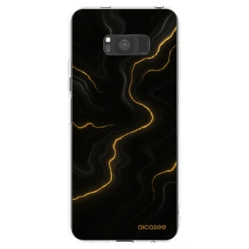Picasee silikonska prozirna maskica za Samsung Galaxy S8 G950F - Thunder